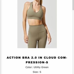 Carbon 38 olive workout set
